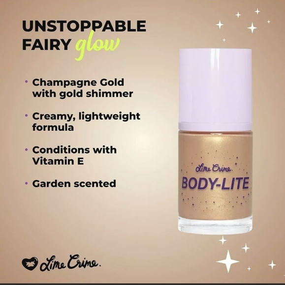 Lime Crime Body lite Creamy Body Highlight in Enchantress - Picture 5 of 11